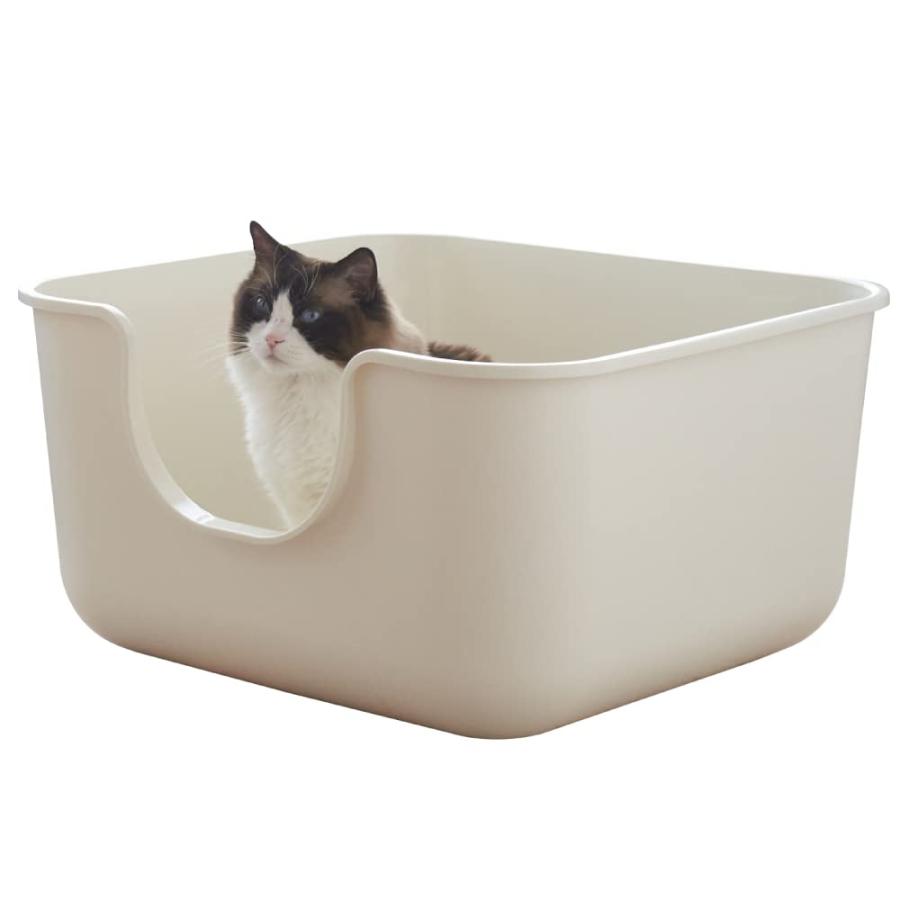 OFT】 TALL WALL BOX スクエア アイボリー 本体 猫用トイレ 大きい猫