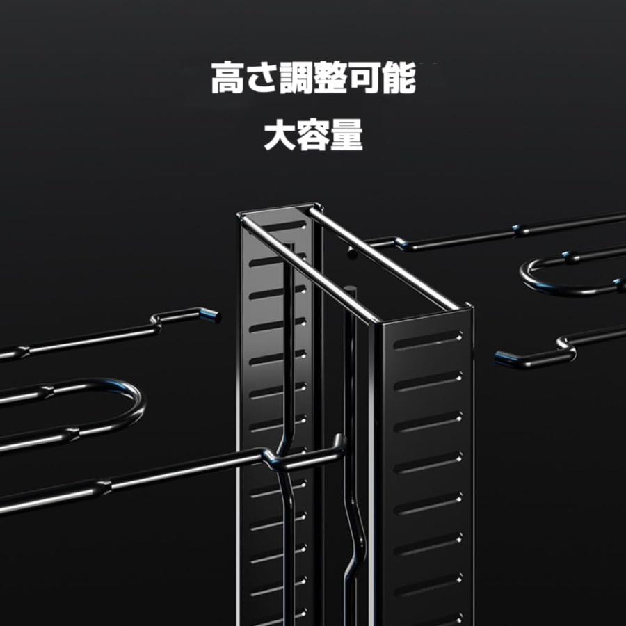 LUCKYSHIN 鍋収納ラック フライパン収納 8段 フライパンラック 多機能収納 シンク下 縦置き 横置き キッチン収納 ラック 鍋蓋スタンド |  | 04