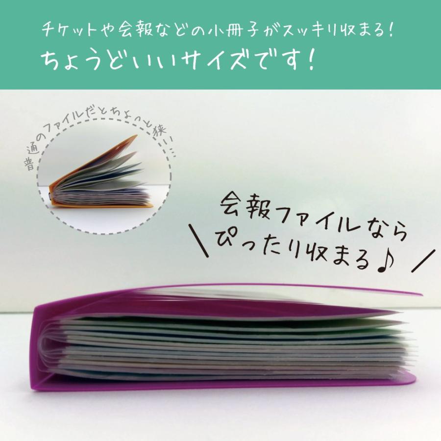 キングジム クリアーファイル 会報ファイル 赤 1103RYアカ : きちべい