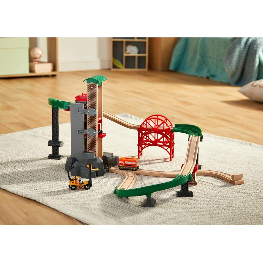 BRIO (ブリオ) WORLD ウェアハウスレールセット 対象年齢 3歳~ (電車 おもちゃ 木製 レール) 33887_2