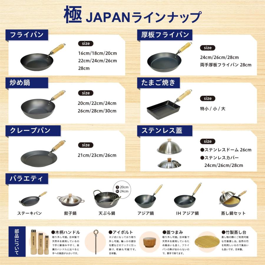 リバーライト 極JAPAN 鉄製 IH対応 アジア鍋 1.2L 窒化鉄 窒化加工