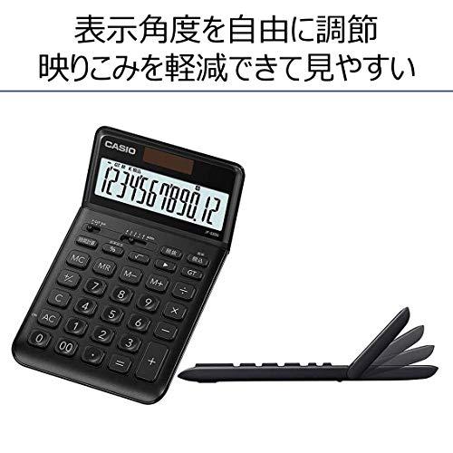 カシオ スタイリッシュ電卓 ブラック 12桁 ジャストタイプ JF-S200-BK