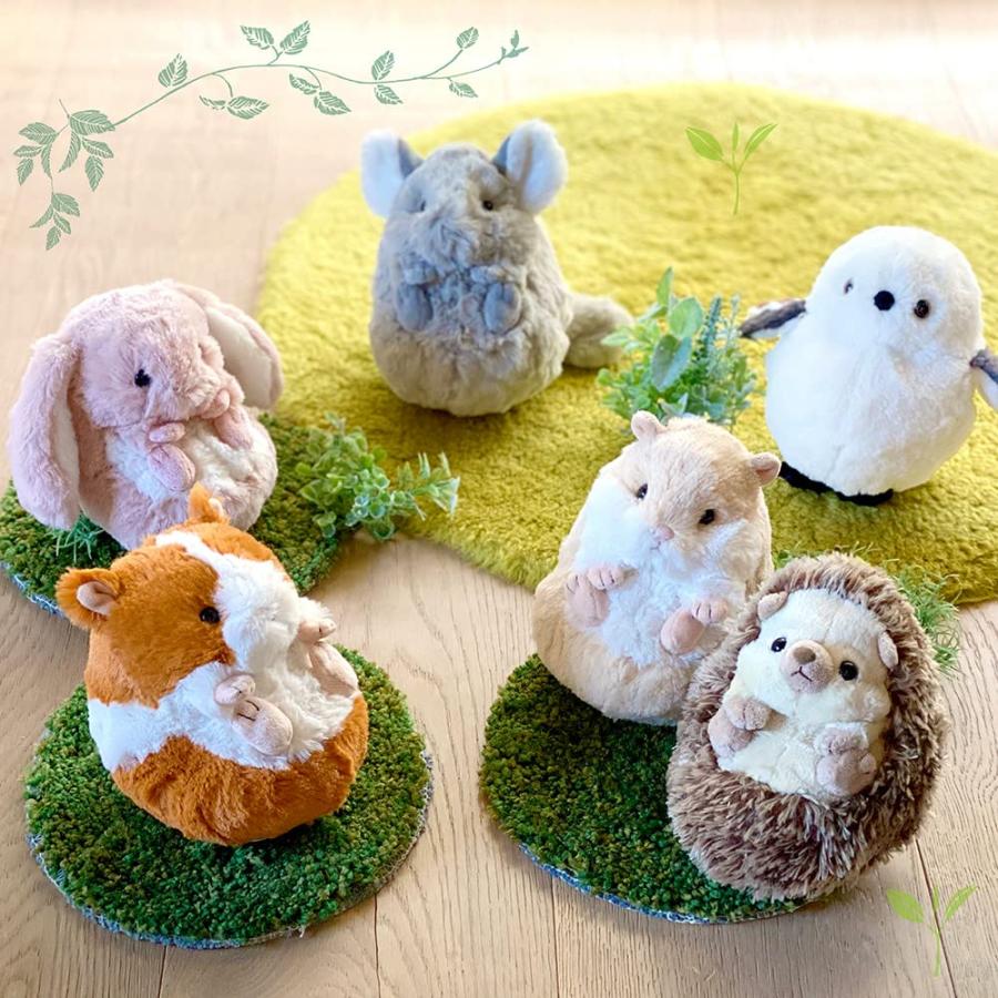 Sunlemon ぬいぐるみ うさぎ 3体セット サンレモン(Sun Lemon) ころもっふる ウサギ ピンク 16×15×14cm