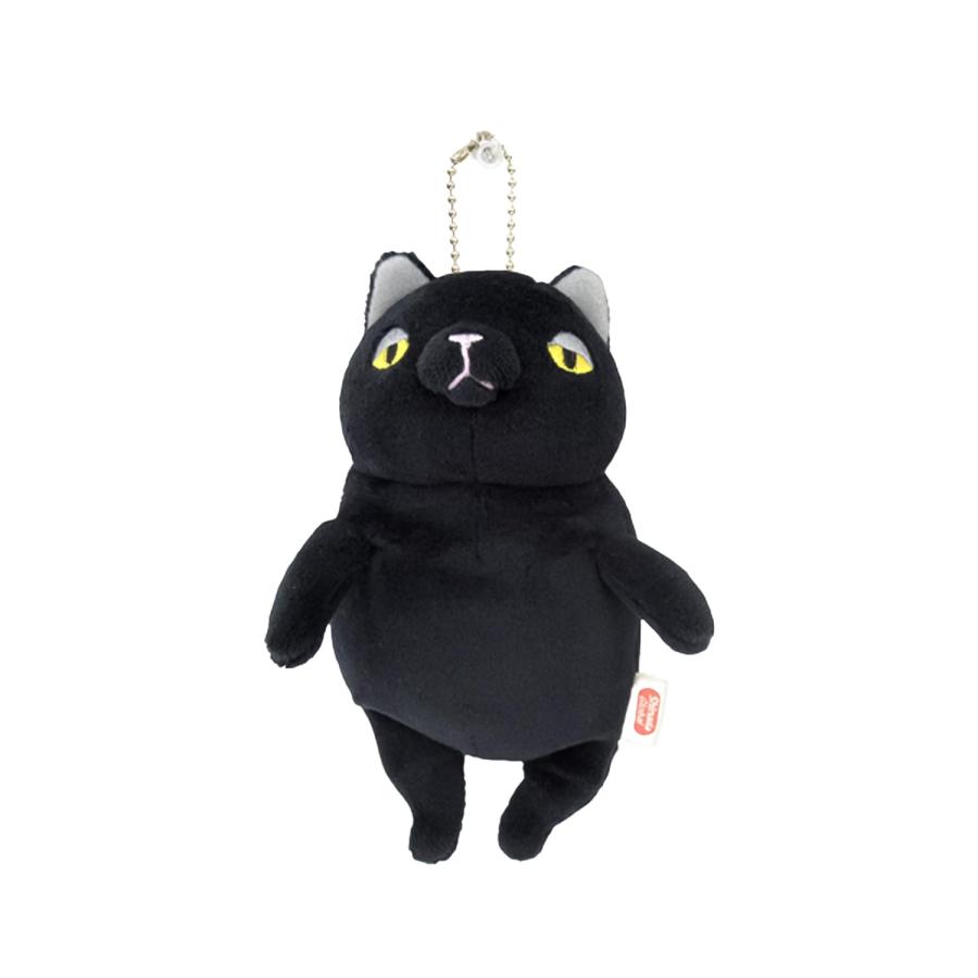 シナダグローバル もちシリーズ もちねこ クロ (mini) 7×5×14cm