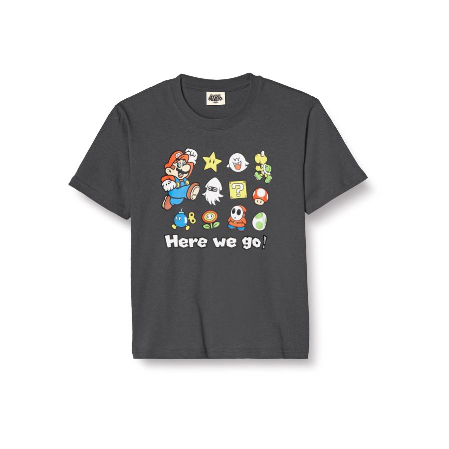リーバイス　マリオ　ルイージ　ヨッシー　ポロシャツ　Ｔシャツ　セット販売 Tシャツ マリオ グッズ キャラクター キッズ HERE WE GO ヨッシー