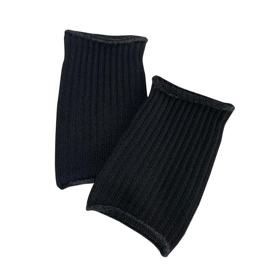 福徳産業 手甲 作業用 ニットタイプ 黒 15cm 3双入 日本製 手首保護