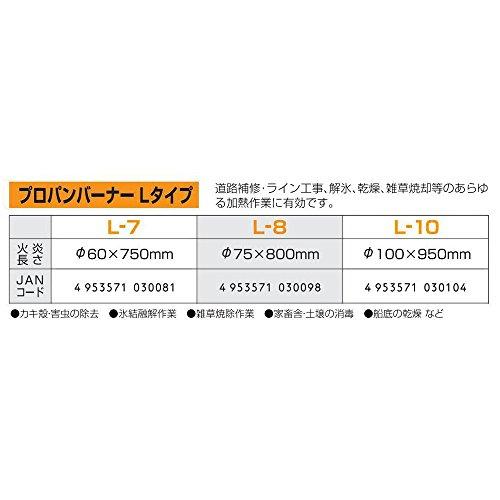 新富士バーナー プロパンバーナー L-8 セット : きちべい - 通販