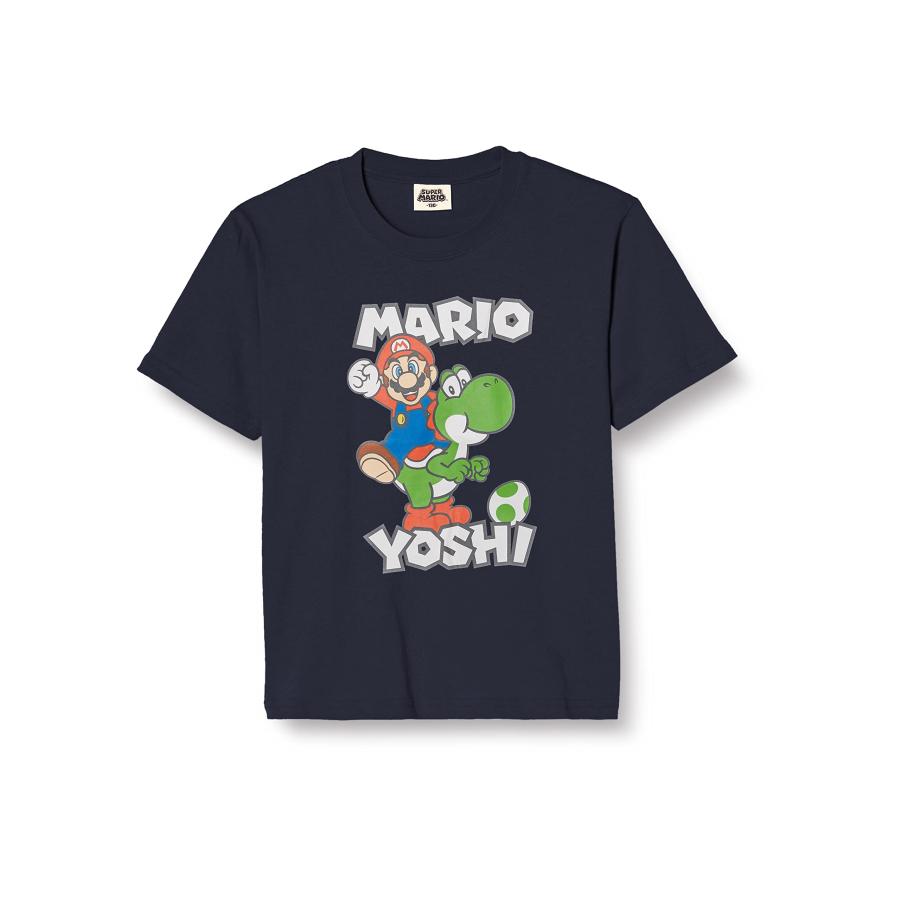 Tシャツ マリオ グッズ キャラクター キッズ HERE WE GO ヨッシー