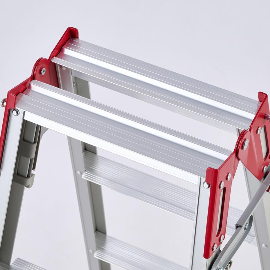 「kiki様用２点まとめて 」h,a長谷川潔の限定500部【 野辺小禽 】 公式】長谷川工業 ワンタッチバー付 伸縮式はしご兼用脚立 RYZB