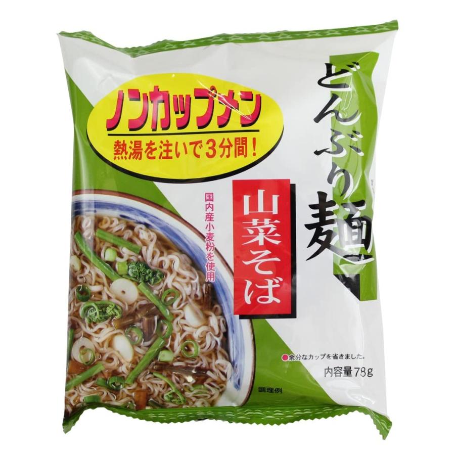 ムソー トーエー どんぶり麺・山菜そば 78g×6袋 : きちべい - 通販