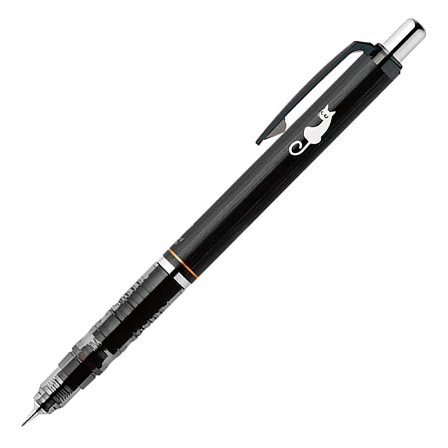 d*t様 アニマルダイカット　シャーペン ゼブラ シャープペン デルガード 0.5mm 猫 ブラック P-MA85-CAT-BK