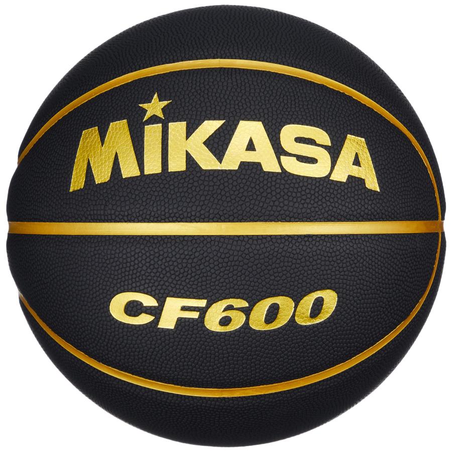 ミカサ(MIKASA)バスケットボール6号 人工皮革 ブラック/ゴールド CF600