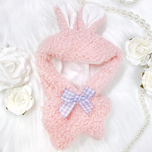 は⓵⓶skzoo 10cmぬいぐるみ用　衣装　3点 ぬいぐるみ用ボア着ぐるみ (10cm用) ぬい服 綿人形の服 10cm用 ピンク