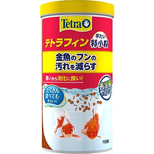 テトラ (Tetra) テトラフィン 平たい特小粒 275グラム 金魚の主食 金魚のフンを減らす消化の良いフード 善玉菌 水キレイ エサ（Yahoo!・Kichibei店）