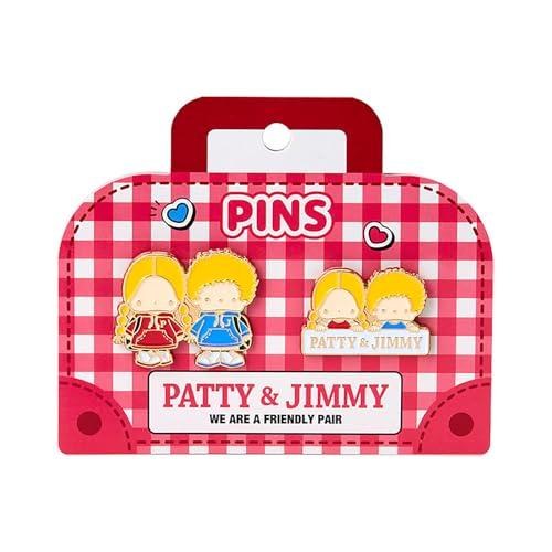 新品90年代サンリオキャラクターピンズセット　21個　バラ売り不可 サンリオ(SANRIO) ピンズセット（ふたりのLOOKBOOK） パティ＆ジミー