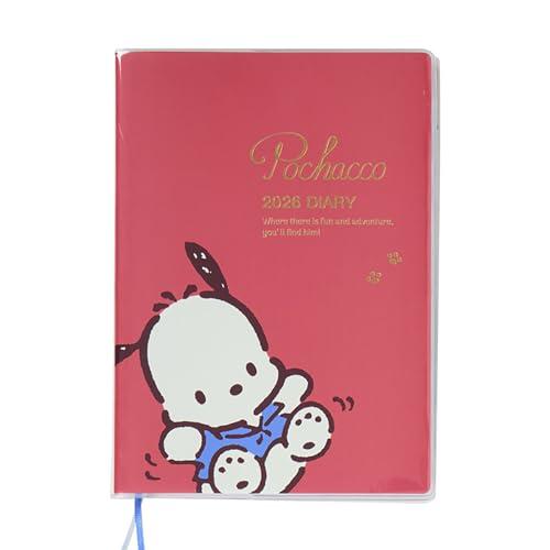 サンリオ　レトロ　手帳　スケジュール サンリオ(SANRIO) B6ダイアリー（ブロックタイプ） 2026 ポチャッコ 紙