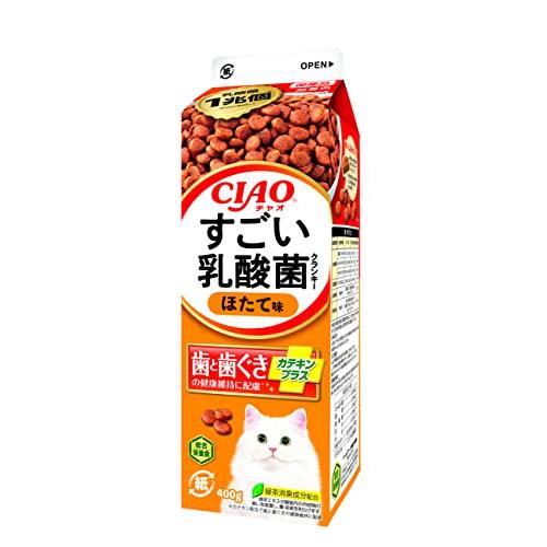 チャオ (CIAO) すごい乳酸菌 クランキー ほたて味 400g×12個 猫用