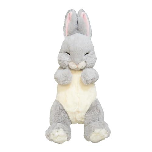 サンレモン ひざうさぎ すやすや GY 17×14×36cm ぬいぐるみ アニマル