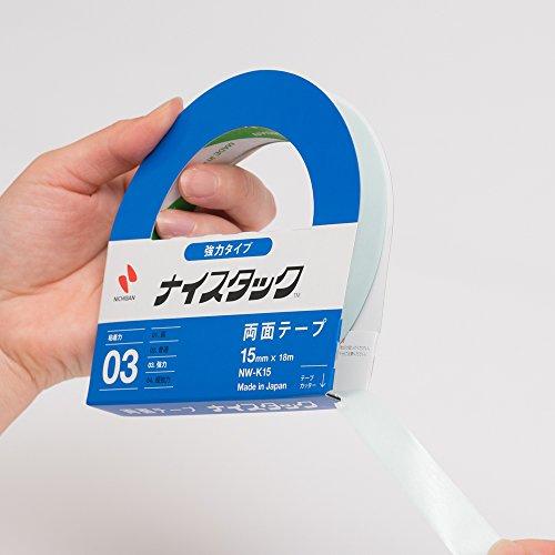 ニチバン 両面テープ ナイスタック 強力タイプ 2巻入 15mm×18m NW