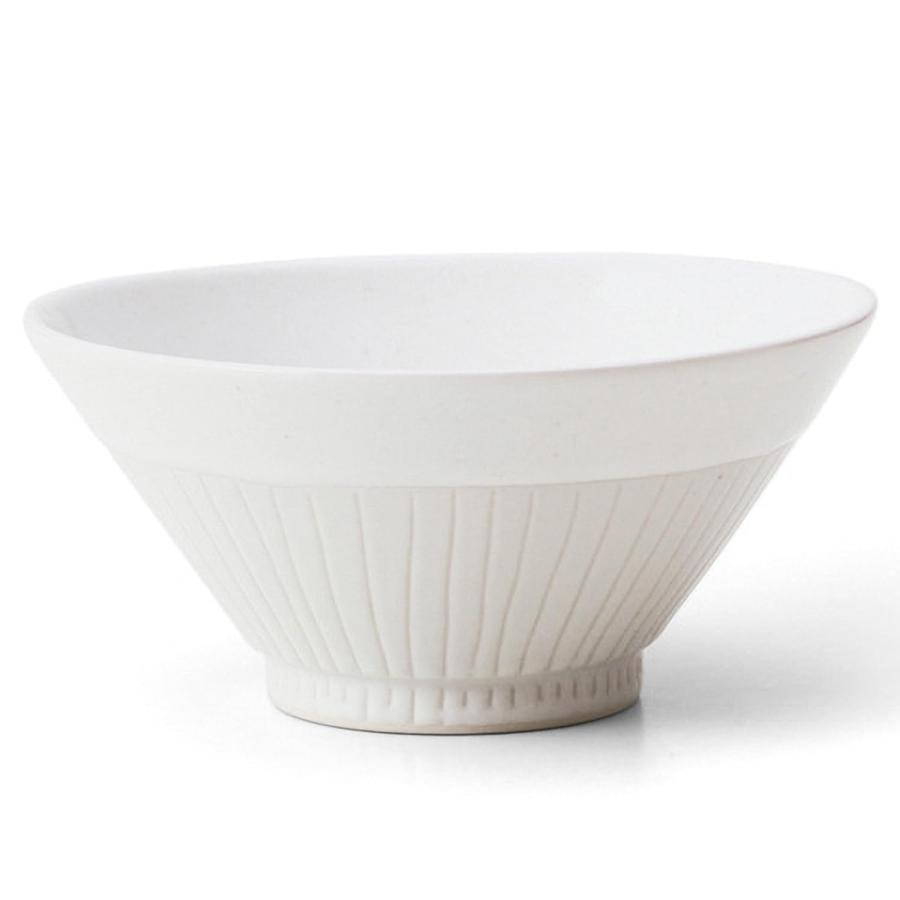 TAMAKI クラフトライン 茶碗 ホワイト 直径13x高さ6cm 日本製 陶器 食