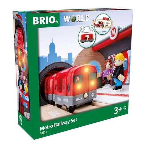 BRIO (ブリオ) WORLD メトロレールウェイセット [全20ピース] 対象年齢