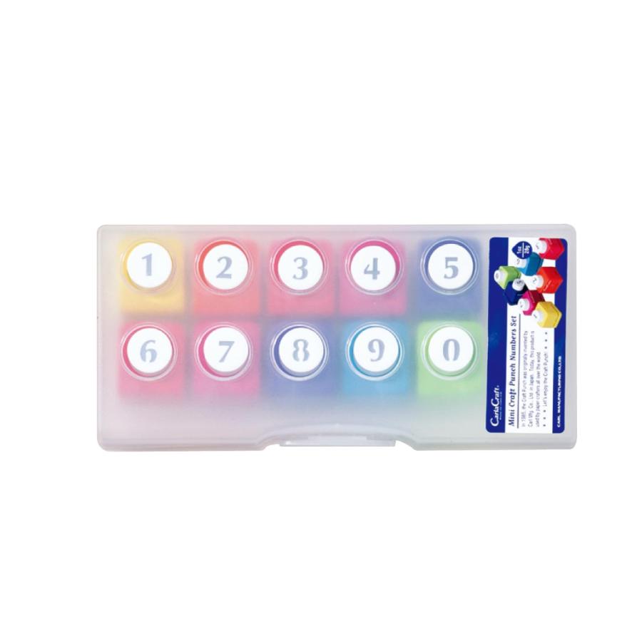 カール事務器(CARL) クラフトパンチ 数字セット CN12-C : キチベイ