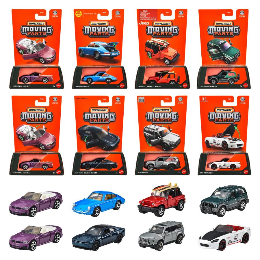 マッチボックス ムービングパーツ 20台セット　値下不可 マッチボックス(Matchbox) ムービングパーツ アソート 乗り物おもちゃ