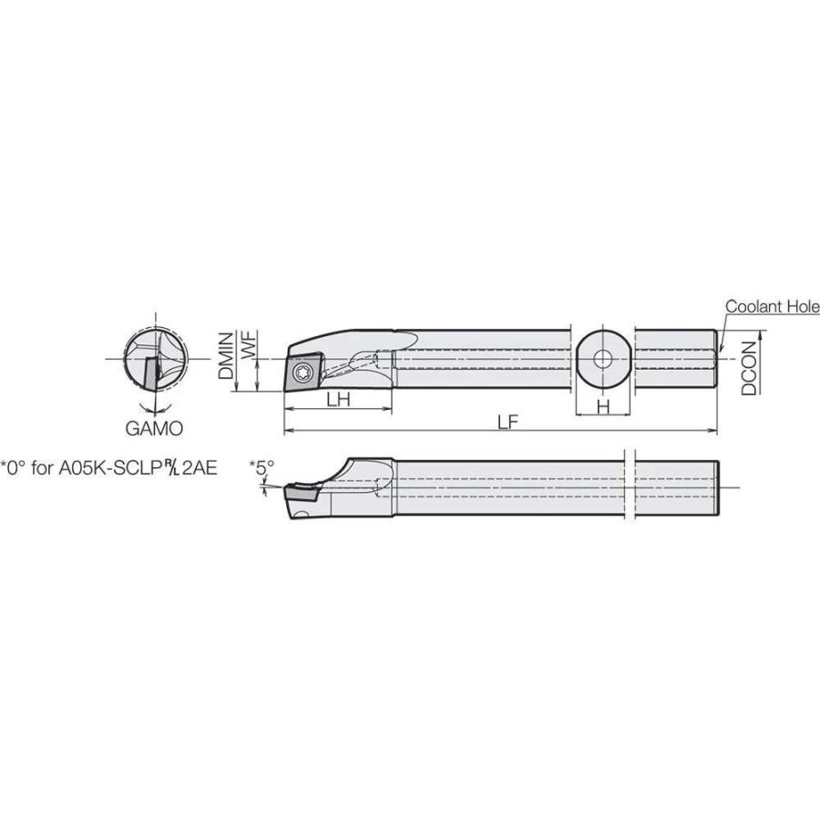 京セラ(KYOCERA) 内径加工用ホルダ A25SSCLPR0927AE_1