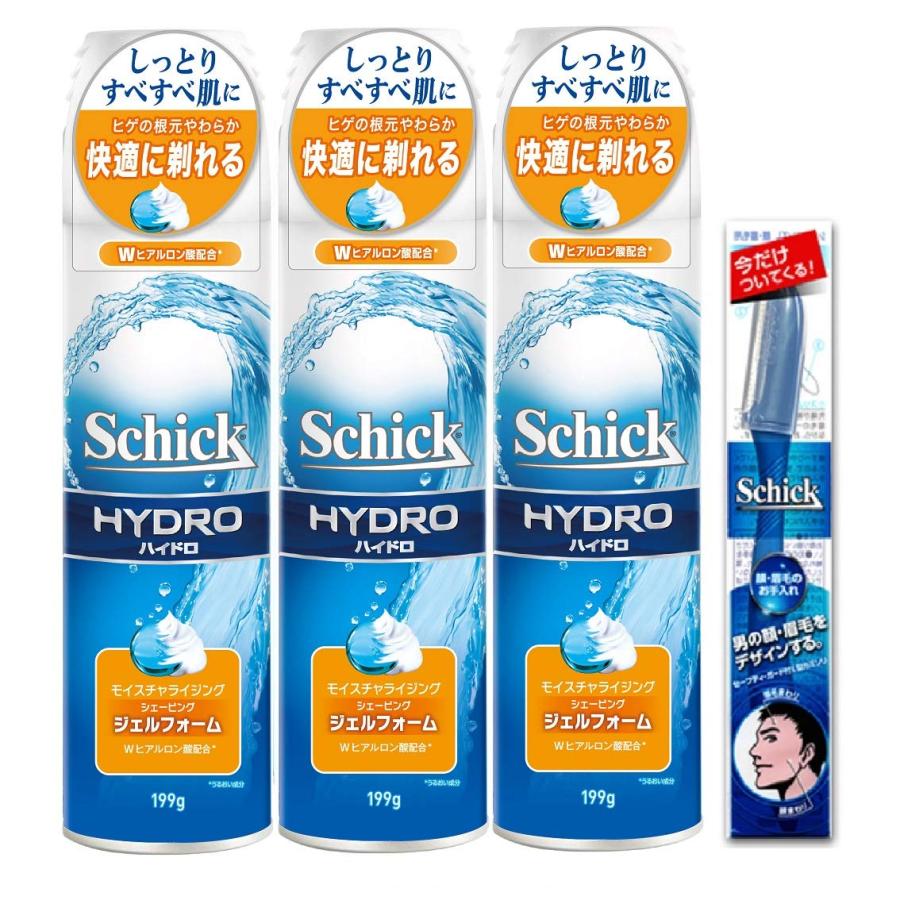 Schick(シック) ハイドロシェービングジェルフォーム カミソリ 髭剃り ひげそり シェービング かみそり 単品 シェービングジェルフォーム19 の商品画像