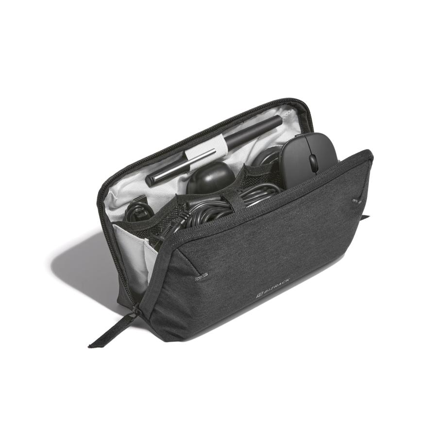 Amazon.co.jp限定】コクヨ ガジェットポーチ BIZRACK Mサイズ ブラック