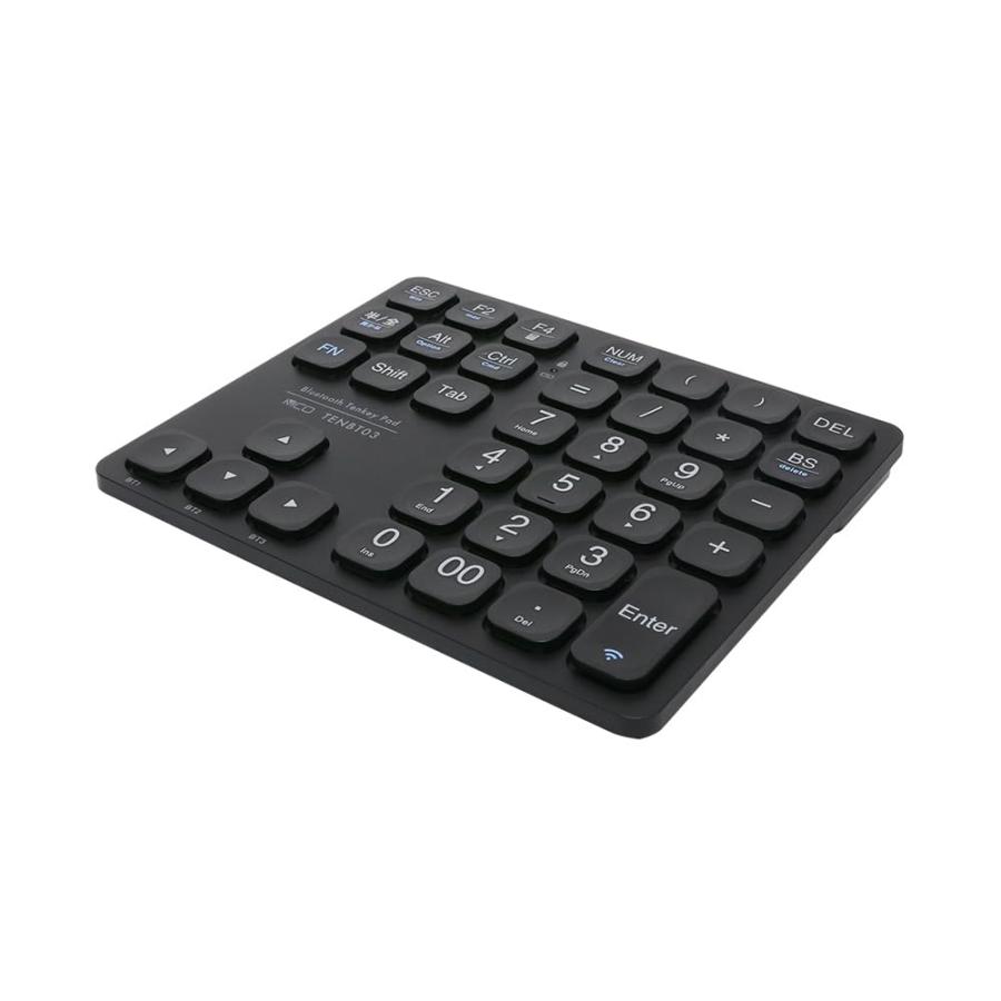 MCO Bluetooth 十字キー付き ワイヤレス テンキー ブラック Z1708