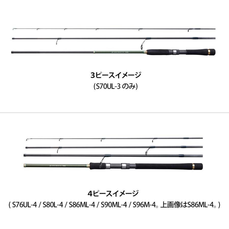 シマノ(SHIMANO) モバイルロッド 20 ルアーマチック MB S80L-4 ソルト