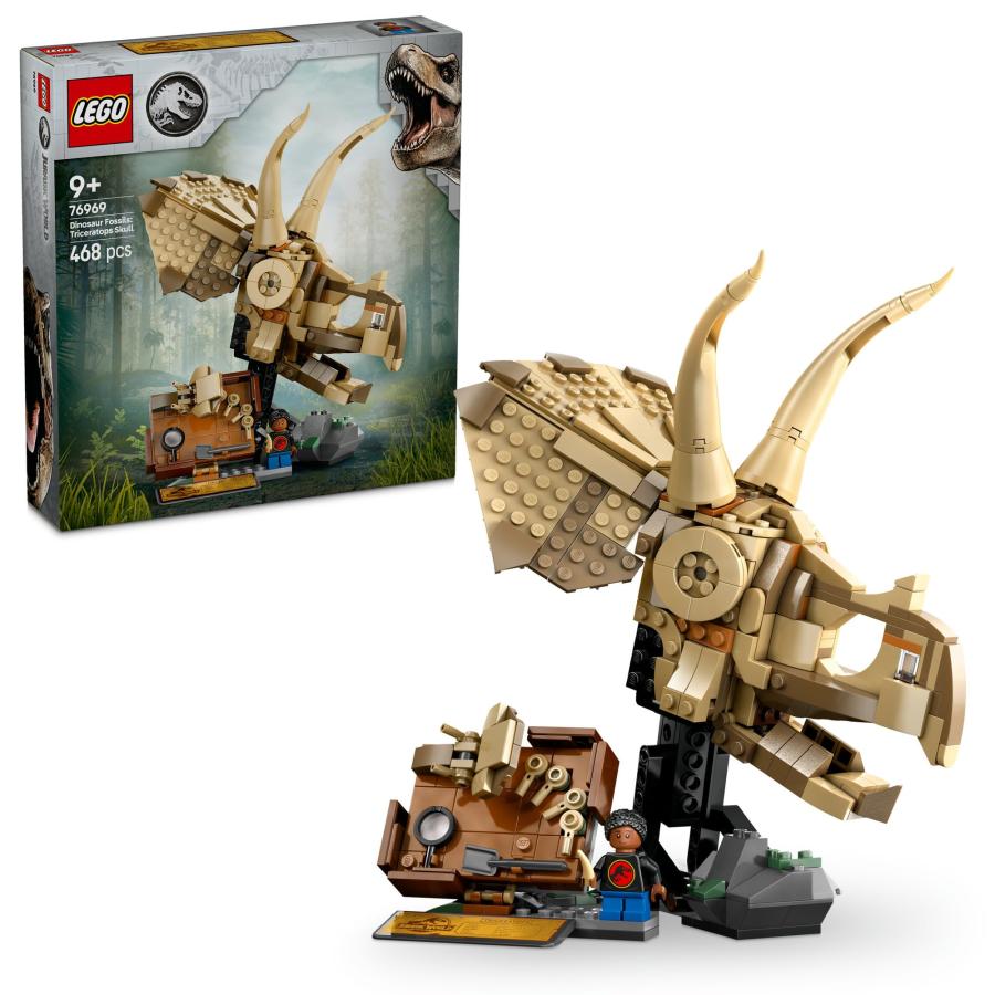 レゴ (LEGO) ジュラシック・ワールド 恐竜の化石：トリケラトプスの