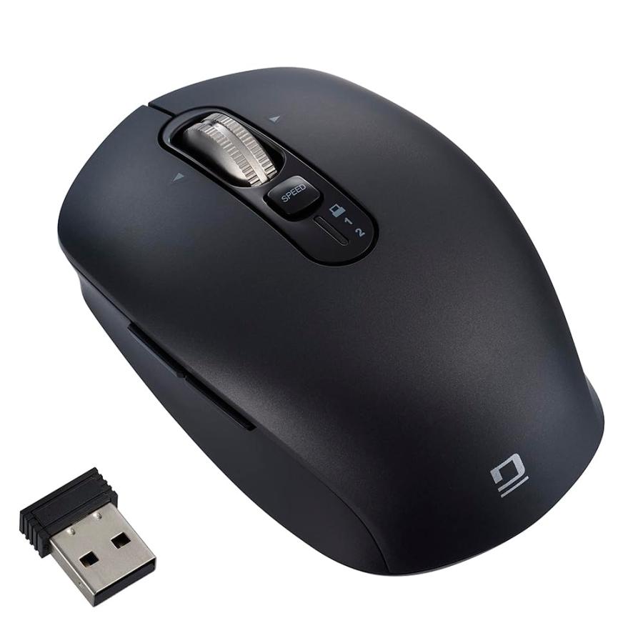 Digio2 マウス Bluetooth レシーバー 両対応 高速スクロール チルト