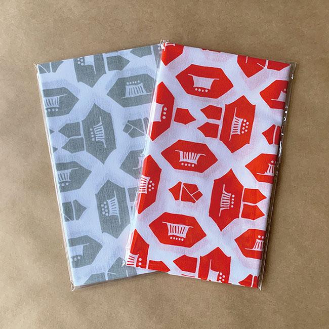 オリジナル 手ぬぐい(手拭い)／椿 ツバキ 文様 : きちはん・吉斑