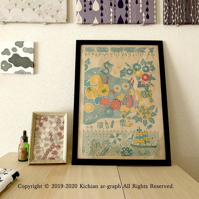 A3 レトロ モダン 【夏】ポスター : きちはん・吉斑 - 通販 - Yahoo