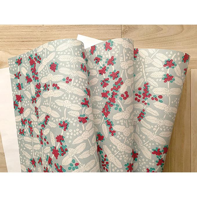 包装紙です 楽天市場】包装紙 ブルーフラワー 半才判 全判 50枚 | ラッピング用品