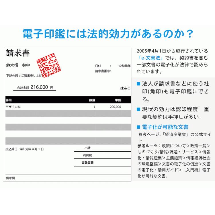 電子印鑑 法人印 会社印鑑 社印 社判 丸印 代表印 即納 デジネーム印 パソコン決裁 見積書 メール納品 印影 校正可能 法人 請求書 納品書 落款印 電子文書｜kichiindou｜03