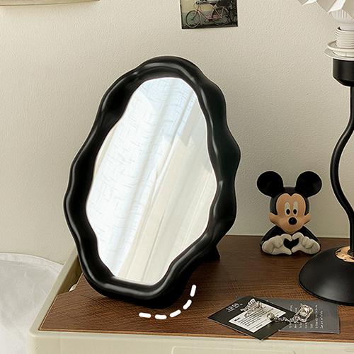 10%OFF期間限定★卓上ミラー スタンドミラー ウェーブミラー スタンド鏡 おしゃれ 化粧鏡 鏡 高級感 一人暮らし 立て掛け メイク鏡 ミラー 卓上鏡 メイク |  | 05