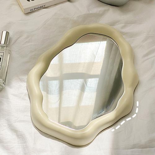 10%OFF期間限定★卓上ミラー スタンドミラー ウェーブミラー スタンド鏡 おしゃれ 化粧鏡 鏡 高級感 一人暮らし 立て掛け メイク鏡 ミラー 卓上鏡 メイク |  | 06