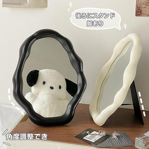 10%OFF期間限定★卓上ミラー スタンドミラー ウェーブミラー スタンド鏡 おしゃれ 化粧鏡 鏡 高級感 一人暮らし 立て掛け メイク鏡 ミラー 卓上鏡 メイク |  | 08