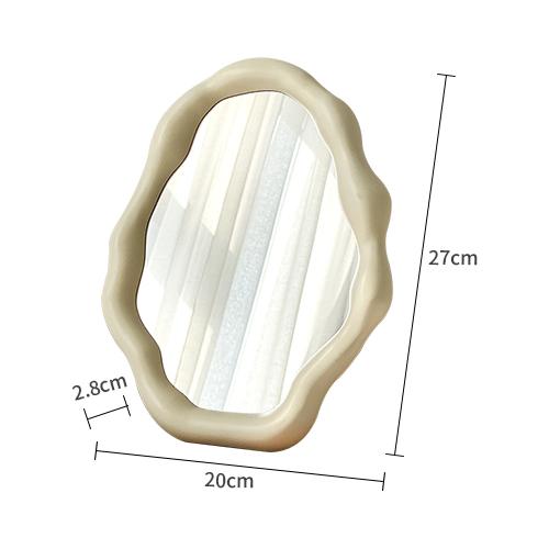 10%OFF期間限定★卓上ミラー スタンドミラー ウェーブミラー スタンド鏡 おしゃれ 化粧鏡 鏡 高級感 一人暮らし 立て掛け メイク鏡 ミラー 卓上鏡 メイク |  | 10