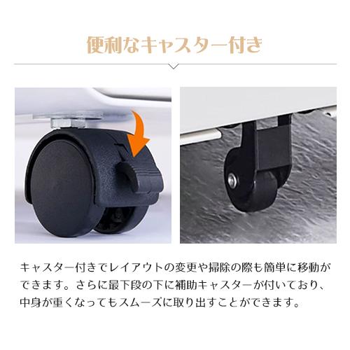 8%OFFクーポン☆キャビネット オフィス デスクワゴン キャスター