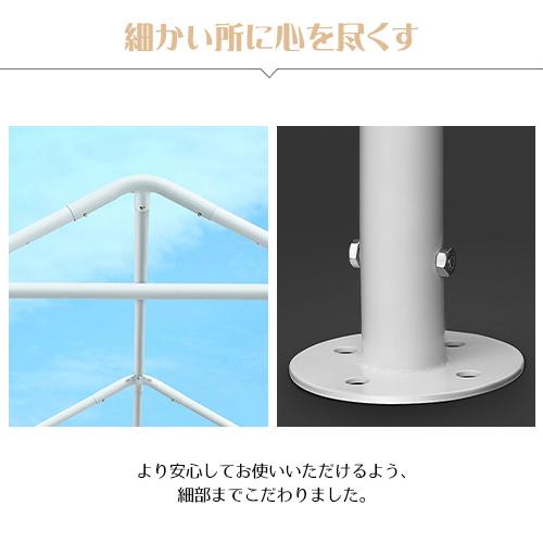 6%OFFクーポン☆タープテント 3m×3m/3m×4m/3m×6m 頑丈 スチール テント