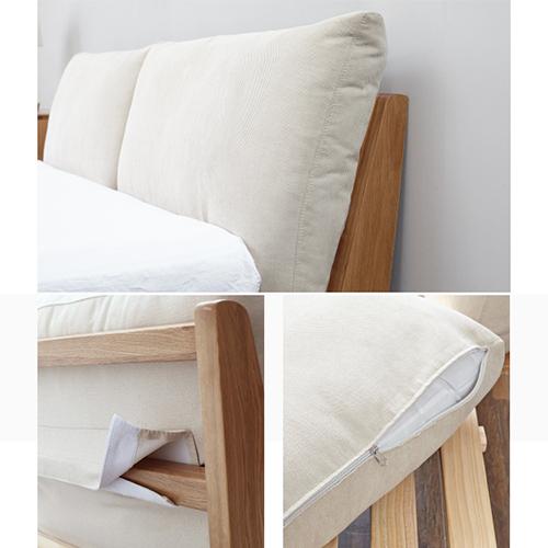 セミダブルベッドフレーム 木製 ナチュラルウッド ベッド ベッドフレーム セミダブル すのこベッド ローベッド