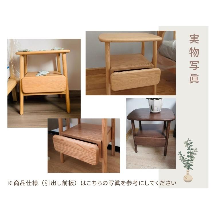 洗練された天然木製サイドテーブル　ナチュラル　木製 木製 洗練された天然木製サイドテーブル ナチュラル ナチュラル