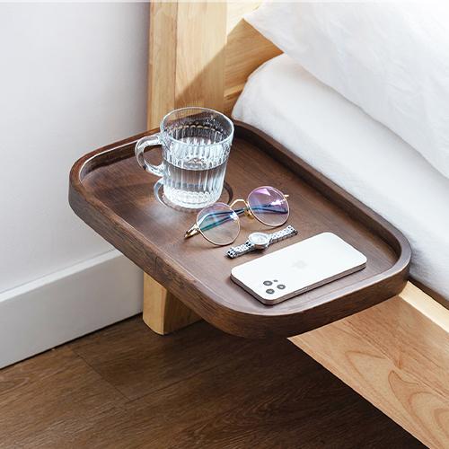 期間限定セール☆ベッドサイドシェルフ ミニテーブル 収納ラック 竹製