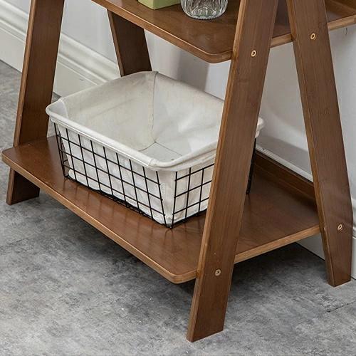 10%OFF期間限定☆レビュー特典・収納ラック ラダーラック 竹製