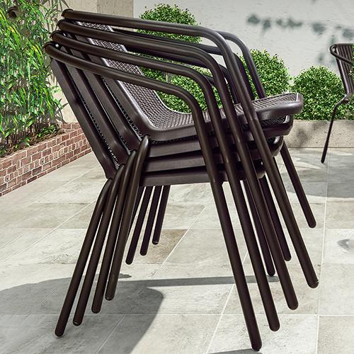 ガーデン テーブル セット 5点セット 4タイプ 4人掛け 丸 方形