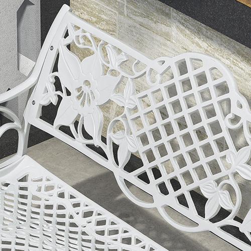 期間限定セール☆ベンチ ガーデンベンチ 2人掛け 背もたれ付 肘掛け